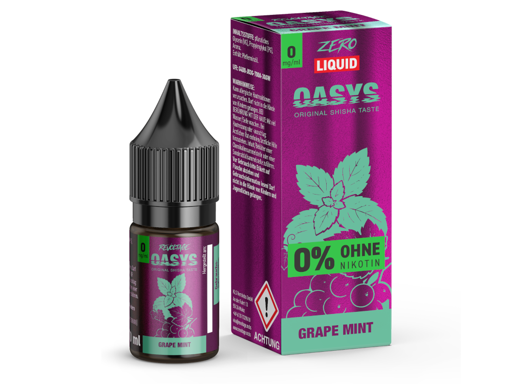 Revoltage OASYS - Grape Mint - 10ml Fertigliquid (Hybrid Nikotinsalz)