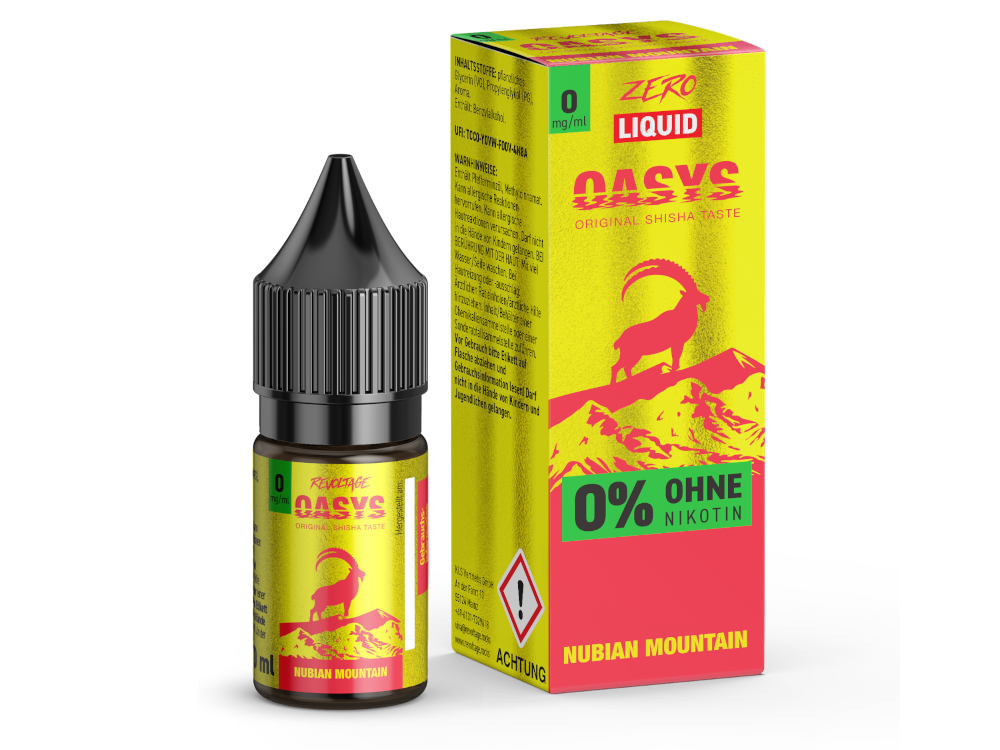 Revoltage OASYS - Nubian Mountain - 10ml Fertigliquid (Hybrid Nikotinsalz)