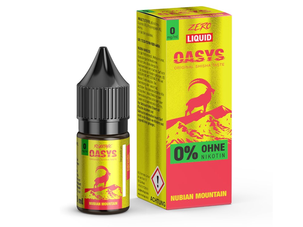 Revoltage OASYS - Nubian Mountain - 10ml Fertigliquid (Hybrid Nikotinsalz)