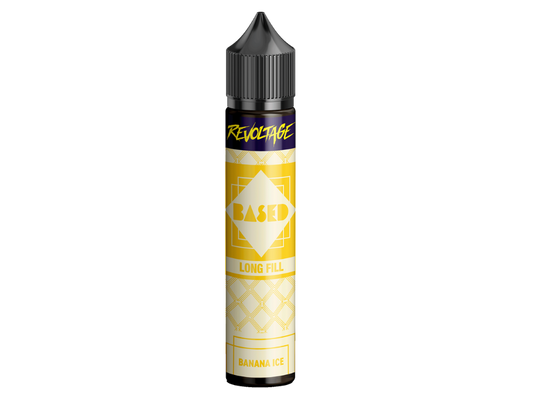 Revoltage - BASED - Banana Ice - Longfill Aroma 5ml (60ml Flasche)