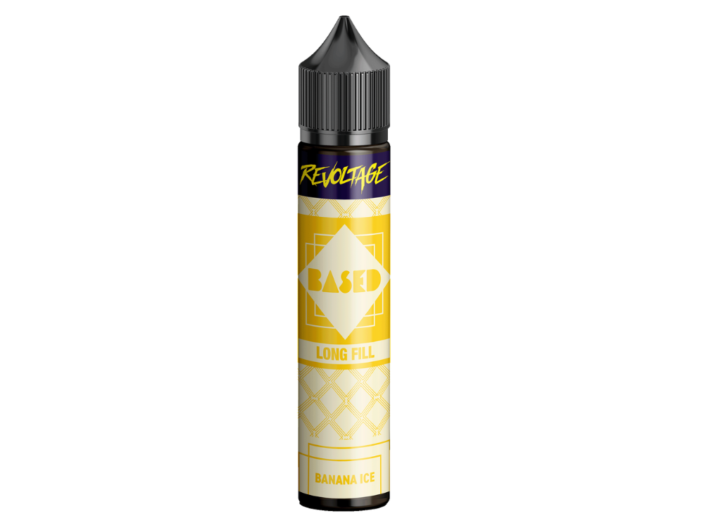 Revoltage - BASED - Banana Ice - Longfill Aroma 5ml (60ml Flasche)