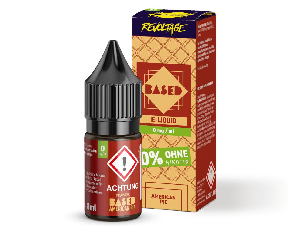 Revoltage - BASED - American Pie - 10ml Fertigliquid (Nikotinfrei/Hybrid Nikotinsalz)