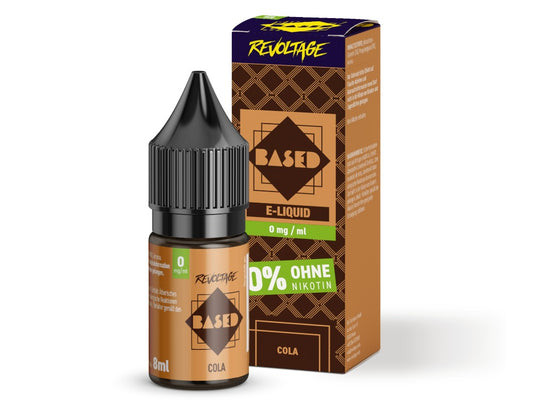 Revoltage - BASED - Cola - 10ml Fertigliquid (Nikotinfrei/Hybrid Nikotinsalz)