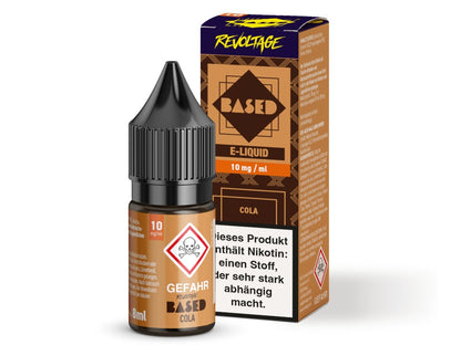 Revoltage - BASED - Cola - 10ml Fertigliquid (Nikotinfrei/Hybrid Nikotinsalz)