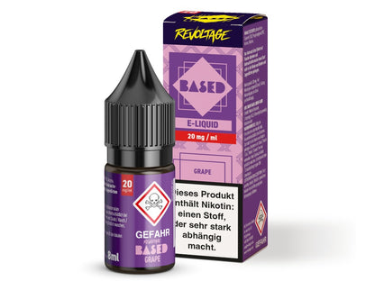 Revoltage - BASED - Grape - 10ml Fertigliquid (Nikotinfrei/Hybrid Nikotinsalz)
