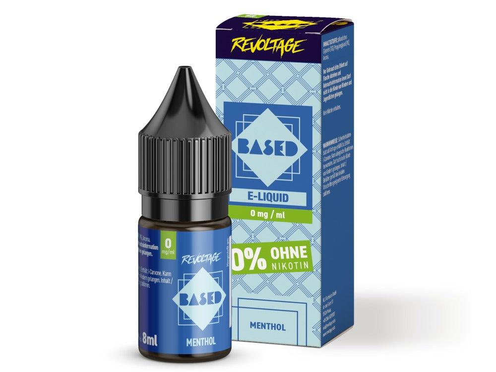 Revoltage - BASED - Menthol - 10ml Fertigliquid (Nikotinfrei/Hybrid Nikotinsalz)
