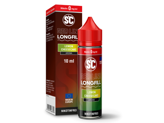 SC - Red Line - Lemon Cheesecake - Longfill Aroma 10ml (60ml Flasche)