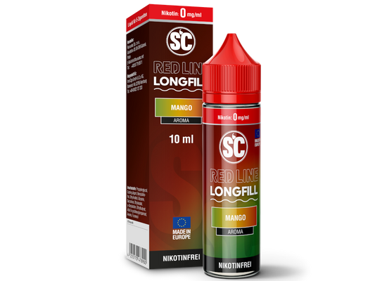 SC - Red Line - Mango - 10ml Longfill Aroma (60ml Flasche)