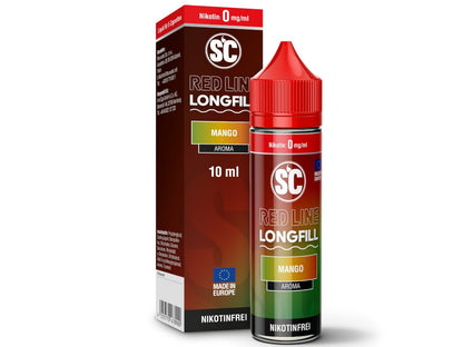 SC - Red Line - Mango - 10ml Longfill Aroma (60ml Flasche)