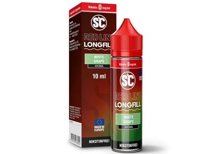 SC - Red Line - White Grape - 10ml Longfill Aroma (60ml Flasche)