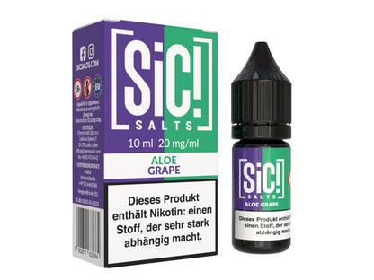 SiC! Salts - Aloe Grape - 10ml Fertigliquid (Nikotinsalz)