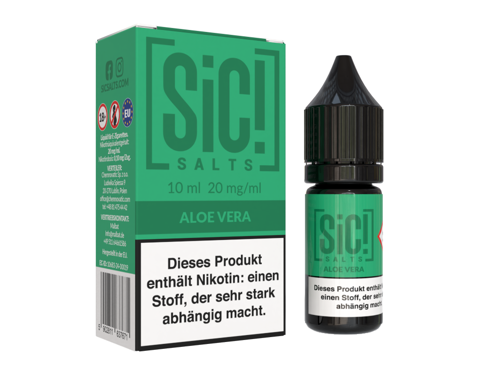 SiC! Salts - Aloe Vera - 10ml Fertigliquid (Nikotinsalz)