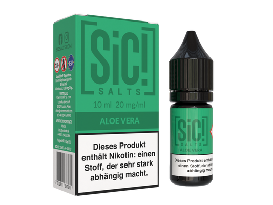 SiC! Salts - Aloe Vera - 10ml Fertigliquid (Nikotinsalz)