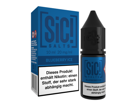 SiC! Salts - Blueberry Ice - 10ml Fertigliquid (Nikotinsalz)