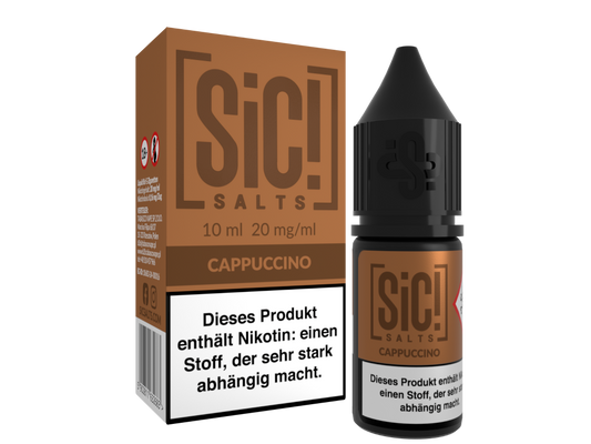 SiC! Salts - Cappuccino - 10ml Fertigliquid (Nikotinsalz)