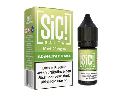 SiC! Salts - Elderflower Tea Ice - 10ml Fertigliquid (Nikotinsalz)