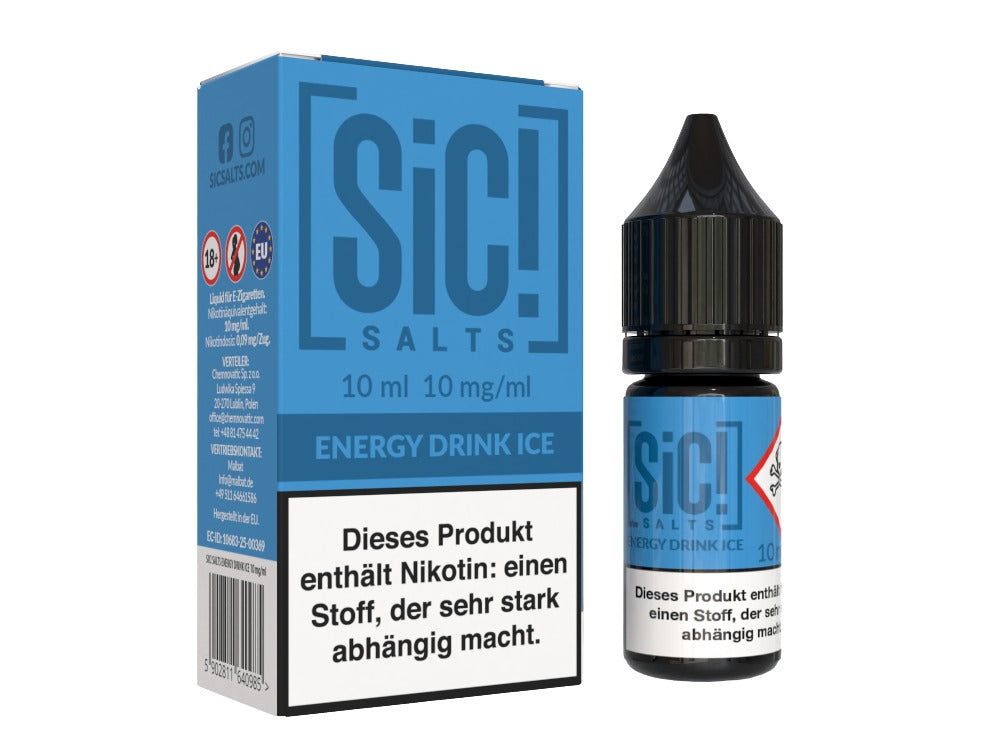 SiC! Salts - Energy Drink Ice - 10ml Fertigliquid (Nikotinsalz)