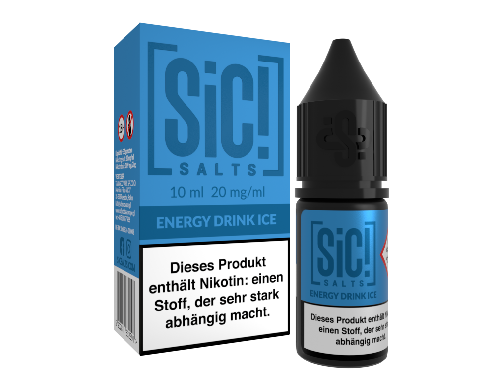 SiC! Salts - Energy Drink Ice - 10ml Fertigliquid (Nikotinsalz)