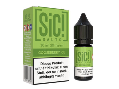 SiC! Salts - Gooseberry Ice - 10ml Fertigliquid (Nikotinsalz)