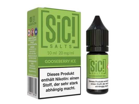 SiC! Salts - Gooseberry Ice - 10ml Fertigliquid (Nikotinsalz)