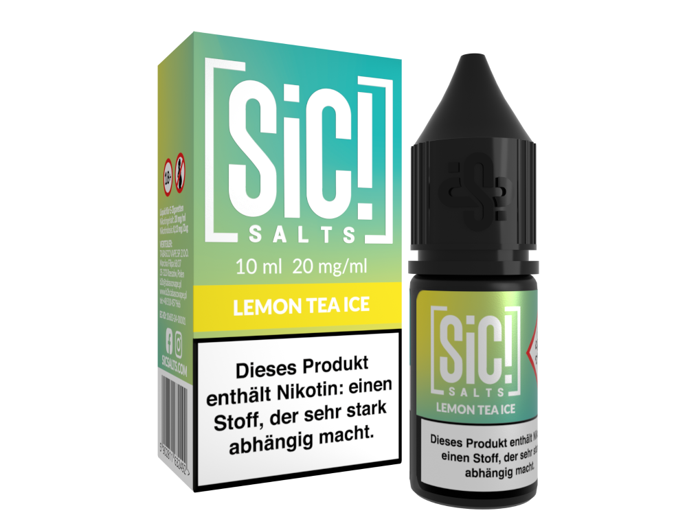 SiC! Salts - Lemon Tea Ice - 10ml Fertigliquid (Nikotinsalz)