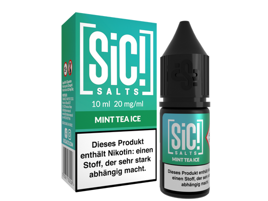 SiC! Salts - Mint Tea Ice - 10ml Fertigliquid (Nikotinsalz)