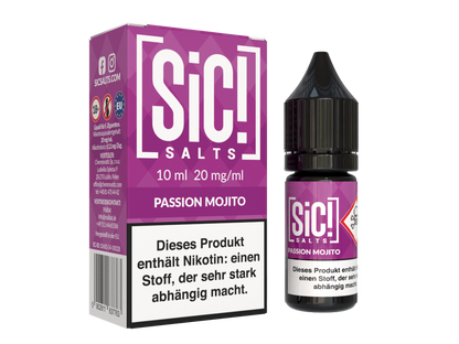 SiC! Salts - Passion Mojito - 10ml Fertigliquid (Nikotinsalz)