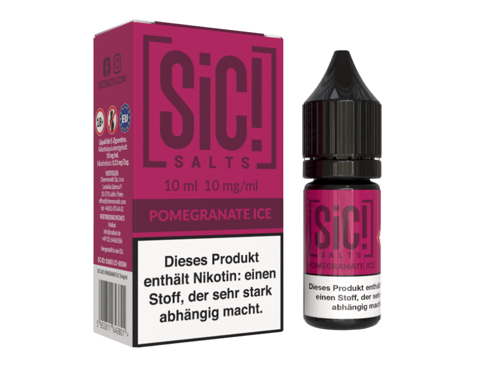 SiC! Salts - Pomegranate Ice - 10ml Fertigliquid (Nikotinsalz)