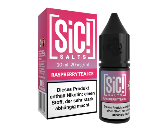 SiC! Salts - Raspberry Tea Ice - 10ml Fertigliquid (Nikotinsalz)