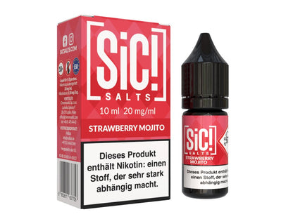 SiC! Salts - Strawberry Mojito - 10ml Fertigliquid (Nikotinsalz)