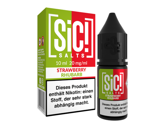 SiC! Salts - Strawberry Rhubarb - 10ml Fertigliquid (Nikotinsalz)