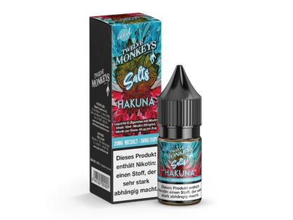 Twelve Monkeys - Iced - Hakuna - 10ml Fertigliquid (Nikotinsalz)