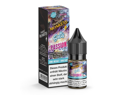 Twelve Monkeys - Iced - Passion - 10ml Fertigliquid (Nikotinsalz)