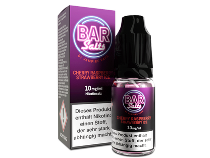 Vampire Vape - Bar Salts Cherry Rasperry Strawberry Ice - 10ml Fertigliquid (Nikotinsalz)