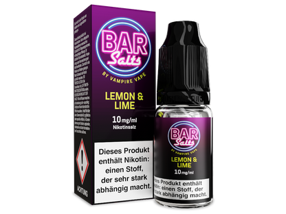 Vampire Vape - Bar Salts Lemon Lime - 10ml Fertigliquid (Nikotinsalz)