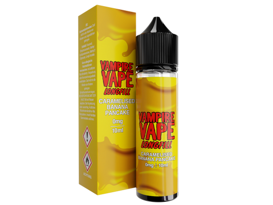 Vampire Vape - Dessert Collection - Caramelised Banana Pancake - 10ml Longfill Aroma (60ml Flasche)
