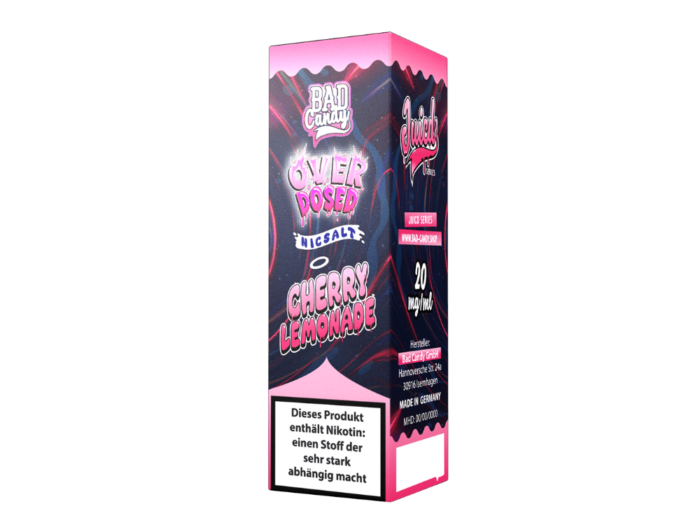 Bad Candy Liquids - Juicd - Cherry Lemonade - 10ml Fertigliquid (Nikotinsalz) - Cherry Lemonade 1er Packung 20 mg/ml - Vapes4you