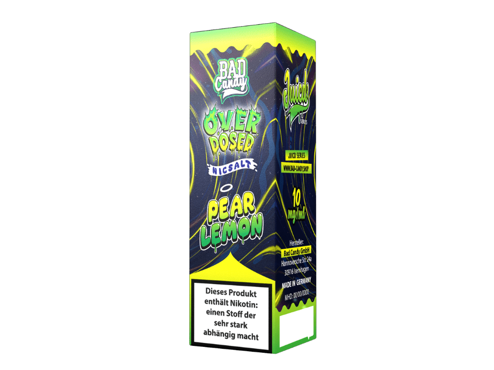 Bad Candy Liquids - Juicd - Pear Lemon - 10ml Fertigliquid (Nikotinsalz) - Pear Lemon 1er Packung 10 mg/ml - Vapes4you