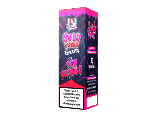 Bad Candy Liquids - Juicd - Red Bubble - 10ml Fertigliquid (Nikotinsalz) - Red Bubble 1er Packung 20 mg/ml - Vapes4you