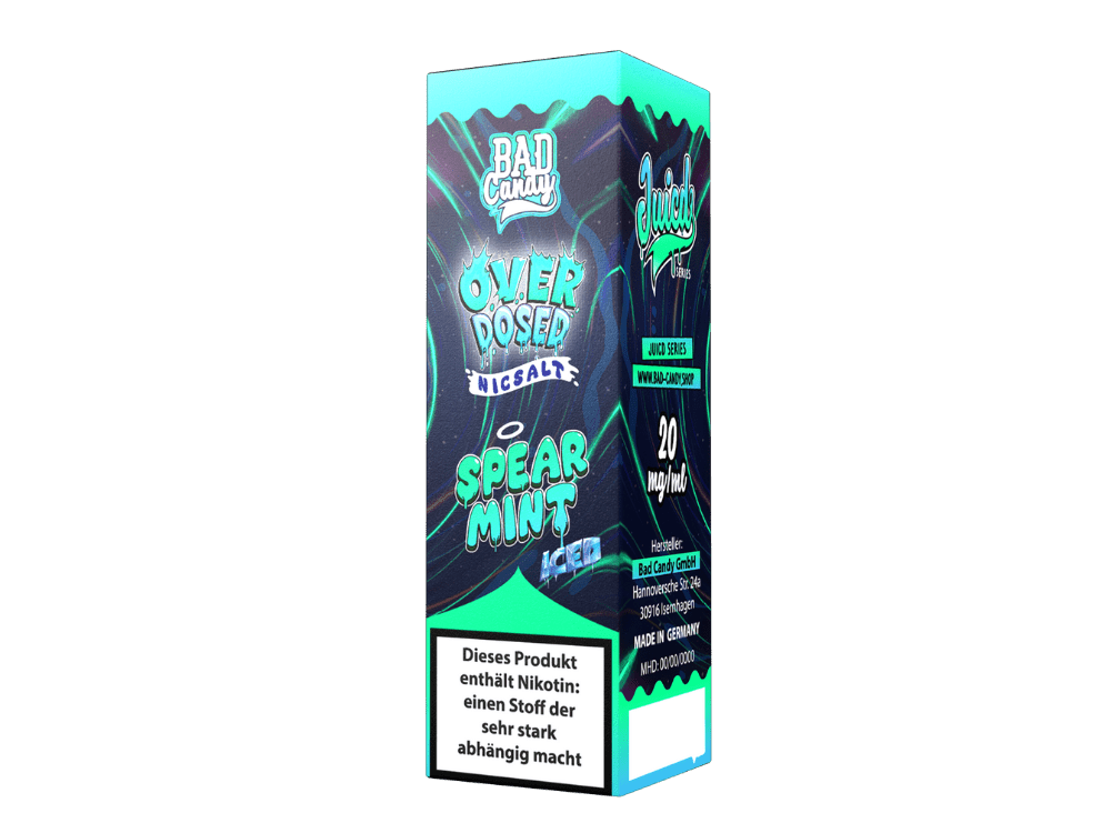 Bad Candy Liquids - Juicd - Spearmint - 10ml Fertigliquid (Nikotinsalz) - Spearmint 1er Packung 20 mg/ml - Vapes4you