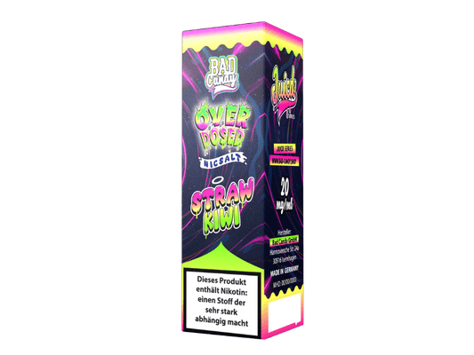 Bad Candy Liquids - Juicd - Straw Kiwi - 10ml Fertigliquid (Nikotinsalz) - Straw Kiwi 1er Packung 20 mg/ml - Vapes4you