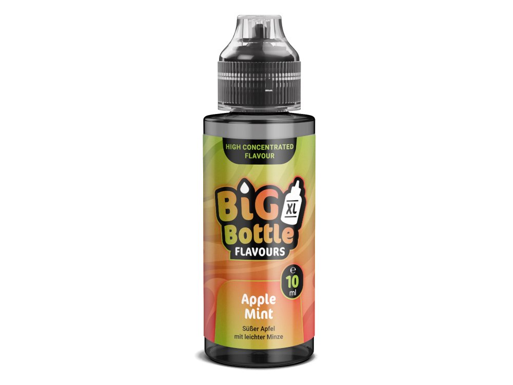 Big Bottle - Apple Mint - Longfill Aroma 10ml (120ml Flasche) - Apple Mint 1er Packung - Vapes4you