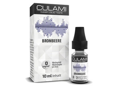 Culami - Brombeere - 10ml Fertigliquid (Nikotinfrei/Nikotin) - Brombeere 1er Packung 0 mg/ml- Vapes4you