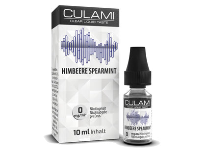 Culami - Himbeere Spearmint - 10ml Fertigliquid (Nikotinfrei/Nikotin) - Himbeere Spearmint 1er Packung 0 mg/ml- Vapes4you