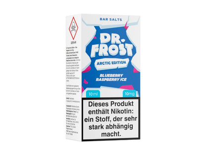 Dr. Frost - Arctic Edition - Blueberry Raspberry Ice - 10ml Fertigliquid (Nikotinsalz) - Blueberry Raspberry Ice 1er Packung 10 mg/ml - Vapes4you