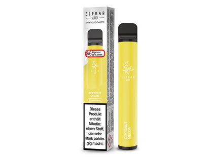 Elf Bar - 600 - Einweg E - Zigarette (Nikotin) - Coconut Melon 1er Packung 20 mg/ml - Vapes4you