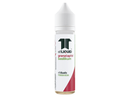 Elf - Liquid - Dual - Granatapfel - Basilikum - Longfill Aroma 10ml (60ml Flasche) - Granatapfel - Basilikum 1er Packung - Vapes4you