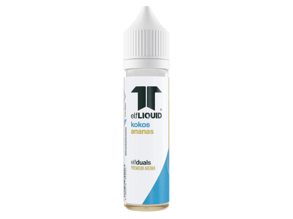 Elf - Liquid - Dual - Kokos - Ananas - Longfill Aroma 10ml (60ml Flasche) - Kokos - Ananas 1er Packung - Vapes4you