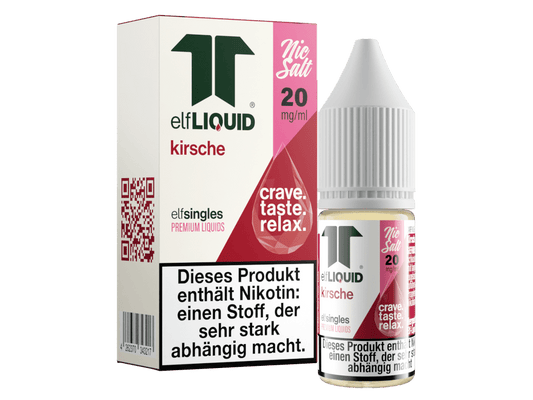 Elf - Liquid - Single - Kirsche - 10ml Fertigliquid (Nikotinsalz) - Kirsche 1er Packung 20 mg/ml - Vapes4you