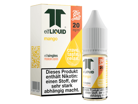 Elf - Liquid - Single - Mango - 10ml Fertigliquid (Nikotinsalz) - Mango 1er Packung 20 mg/ml - Vapes4you
